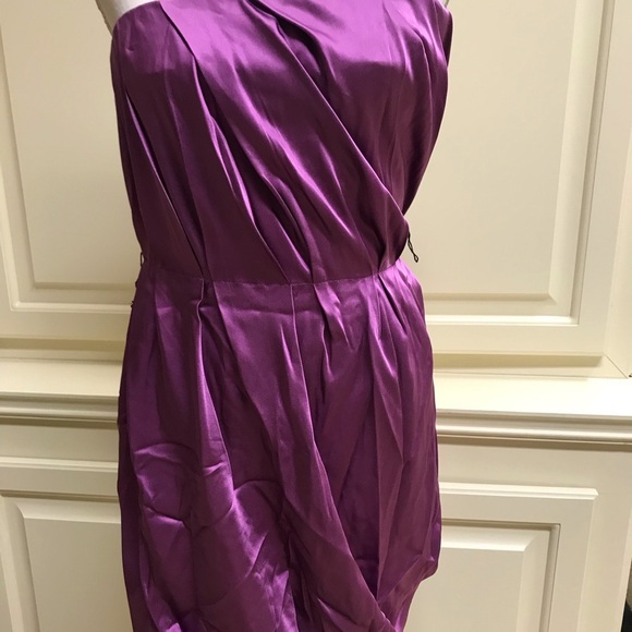 Vera Wang 100% Silk Mini Dress Size 6 - Picture 7 of 9